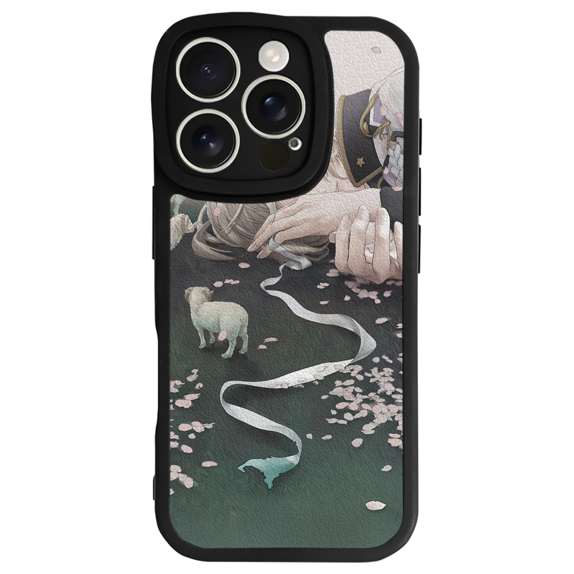（画像用） 刀剣乱舞 Touken Ranbu 【iPhone 16シリーズ対応】シリコンスマホケース（レザー調） 材質：シリコン